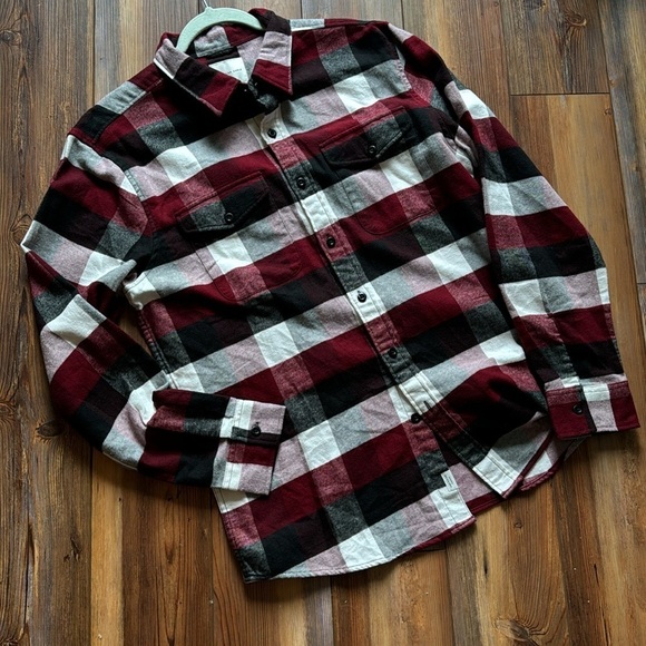 American Eagle Super Soft flannel button down large - Picture 6 of 7